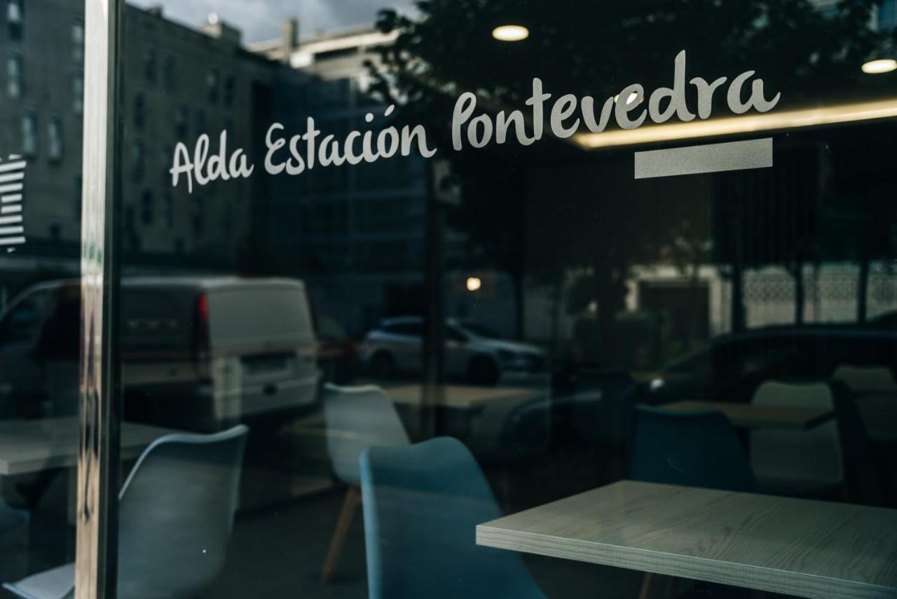 Hotel Alda Estacion Понтеведра Екстериор снимка